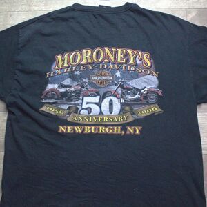 Y2k 06 Harley Davidson Motorcycle T-Shirt Mens Size L MORONEY'S NEWBURGH, NY